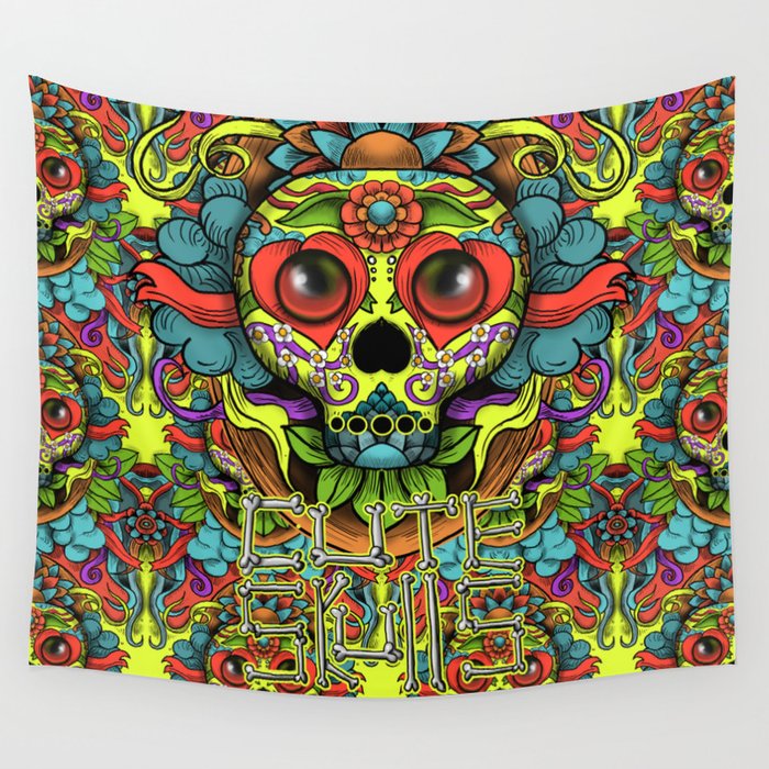 Dia de los muertos tapestry outlet
