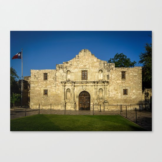 Empty Alamo Canvas Print