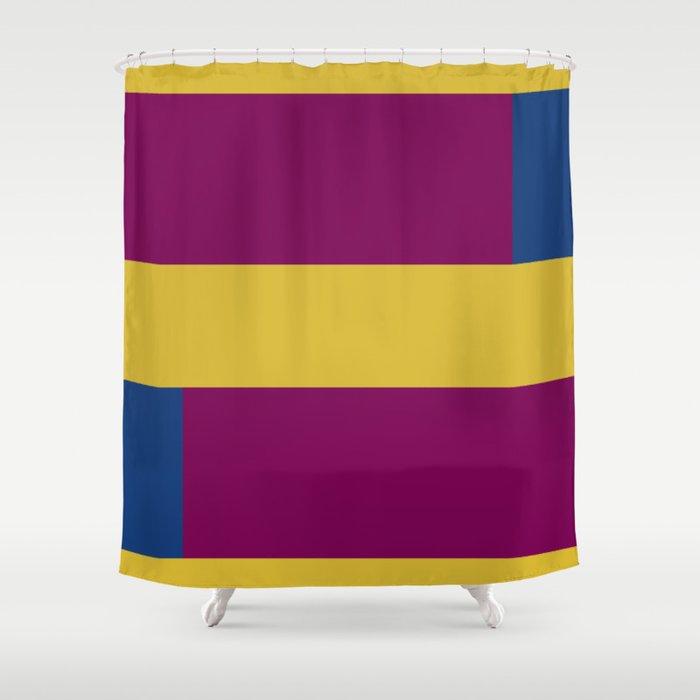 Geometric minimalist abstract modern 2 Shower Curtain by ...