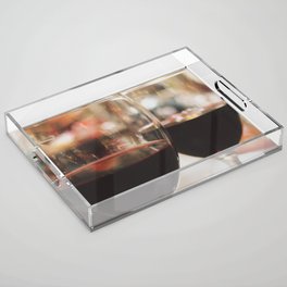Spain Photography - Two Glasses Of Wine Acrylic Tray