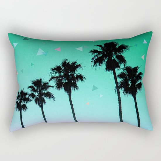 Palm Trees 4 Rectangular Pillow