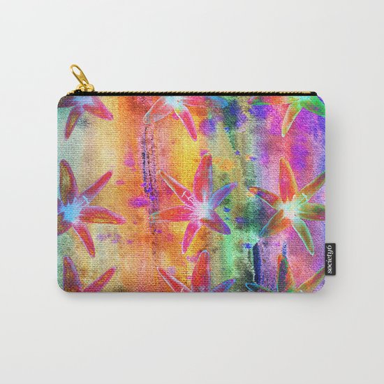 Colorful Lilies Carry-All Pouch