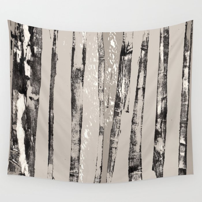 Shadow Branches Wall Tapestry