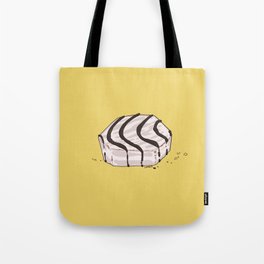 STRIPE CAKE Tote Bag | Digital, Icing, Packageddesserts, Sugar, Zebra, Cake, Artwork, Small, Drawing, Cute 
