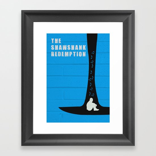 The Shawshank Redemption Abstract Minimalist Framed Art Print