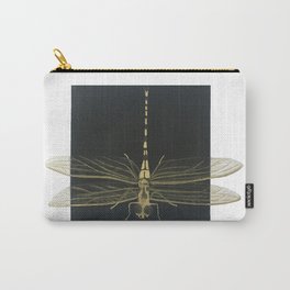 Golden Dragonfly Carry-All Pouch