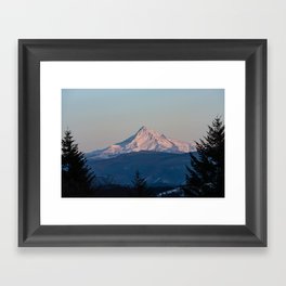 Mount Hood Oregon Pacific Northwest - Nature Photography Framed Art Print