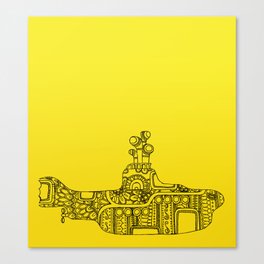 Yellow Submarine Solo Canvas Print