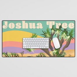 Joshua Tree Travel Poster  Desk Mat