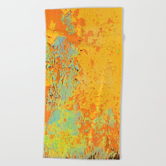 Paint texture Beach Towel