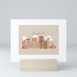 Birmingham Skyline Mini Art Print