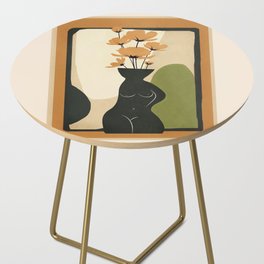 Modern Abstract Woman Body Vase 5 Side Table