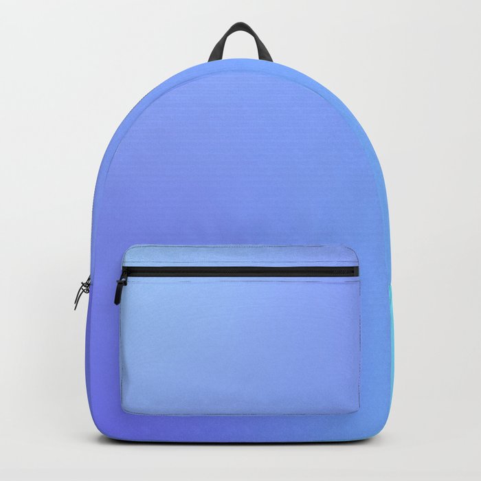 64 Blue Gradient 220506 Aura Ombre Valourine Digital Minimalist Art Backpack