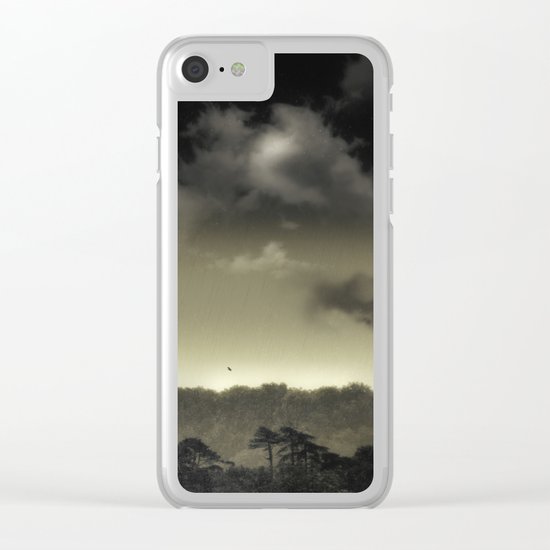 Stored in the Cloud Clear iPhone Case