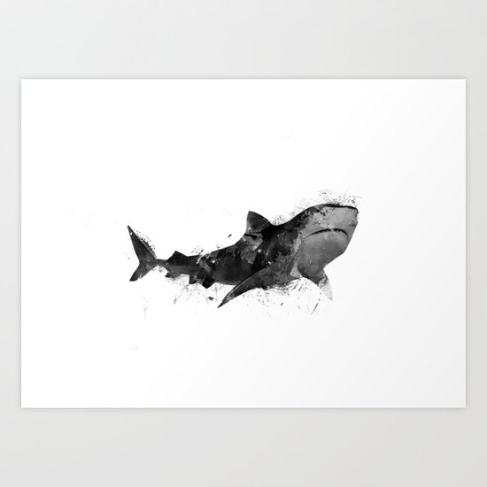 The Shark Art Print