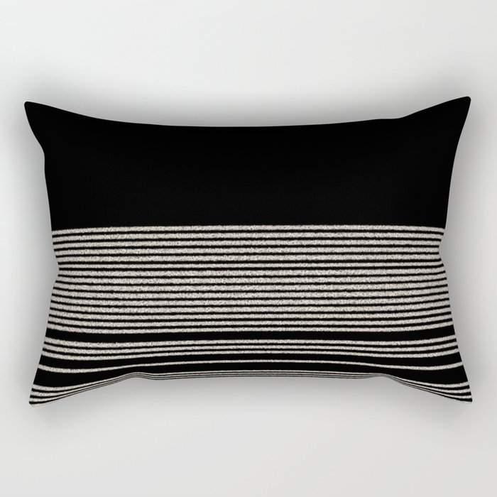 Black online textured pillow