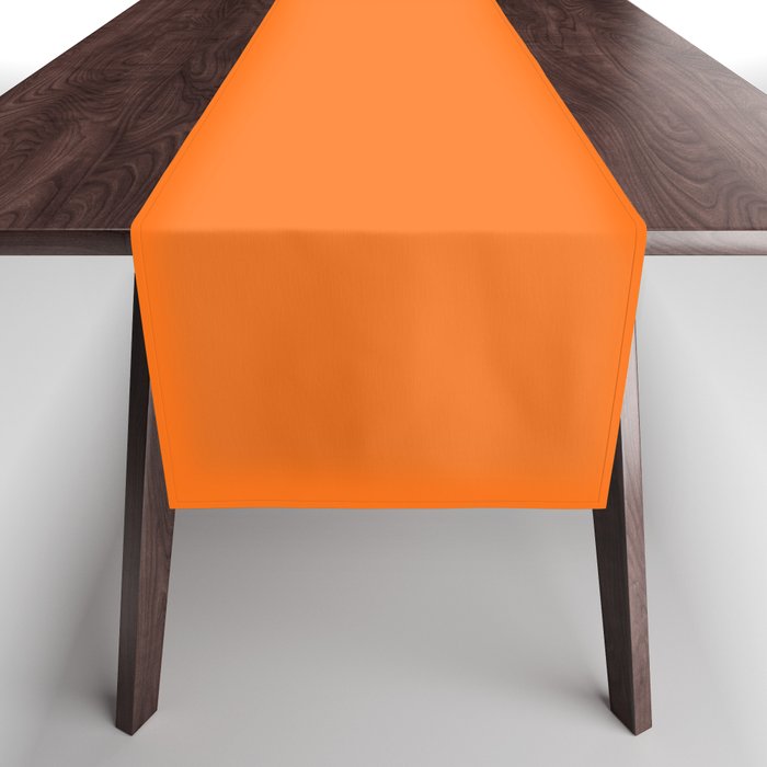 Orange Color Table Runner