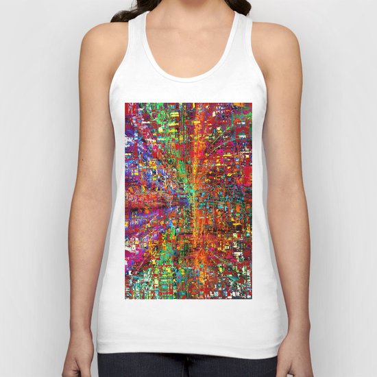 colourful peace Unisex Tank Top