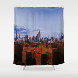 New York City // Retro 55 Shower Curtain