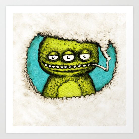 3Eye Art Print