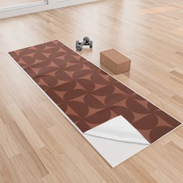 Patterned Geometric Shapes LXXXII Yoga Towel