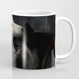 Wolves - Yin & Yang (Digital Drawing) Coffee Mug