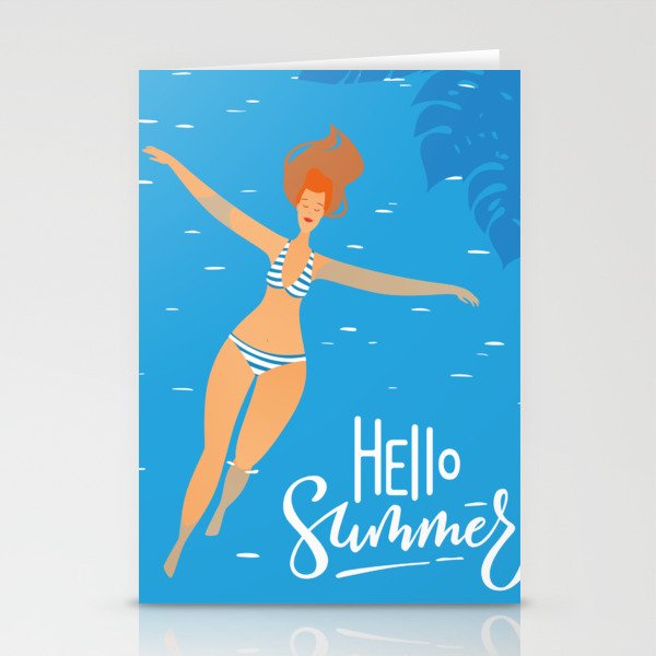 Hello Summer #4 Stationery Cards