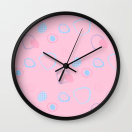 Circles & Dots Pattern Wall Clock