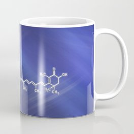 Astaxanthin keto-carotenoid, Structural chemical formula Mug
