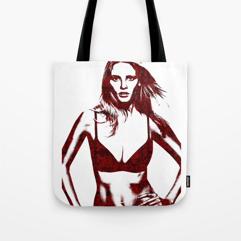 Lieve Gering Vorming Lara Stone Calvin Klein Fashion Tote Bag by fashionistheonlycure | Society6