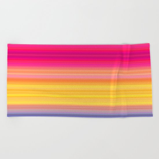 Society Sunset Beach Towel