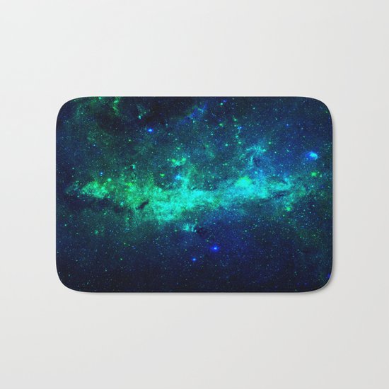 Bright Nebula Bath Mat