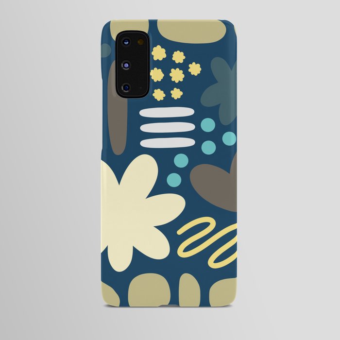 Abstract vintage color shapes collection 10 Android Case