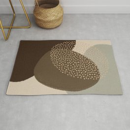 Modern Abstract Shapes #4 Area & Throw Rug