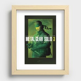 Metal Gear Solid 3 "Naked Snake" Poster Recessed Framed Print