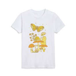 Mushroom Garden - Mellow Yellow Kids T Shirt