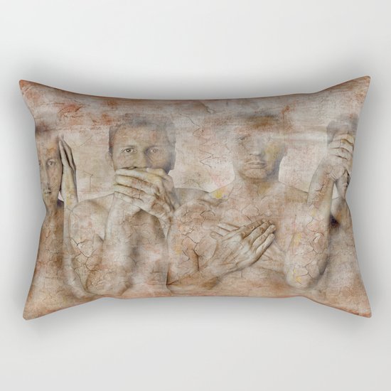 hidden ! Rectangular Pillow