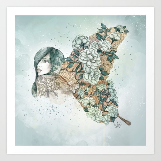 It's growing on me Art Print