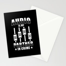 Audio Engineer Sound Technician Gift Stationery Card