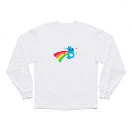 Rainbow Bitcoin Long Sleeve T Shirt