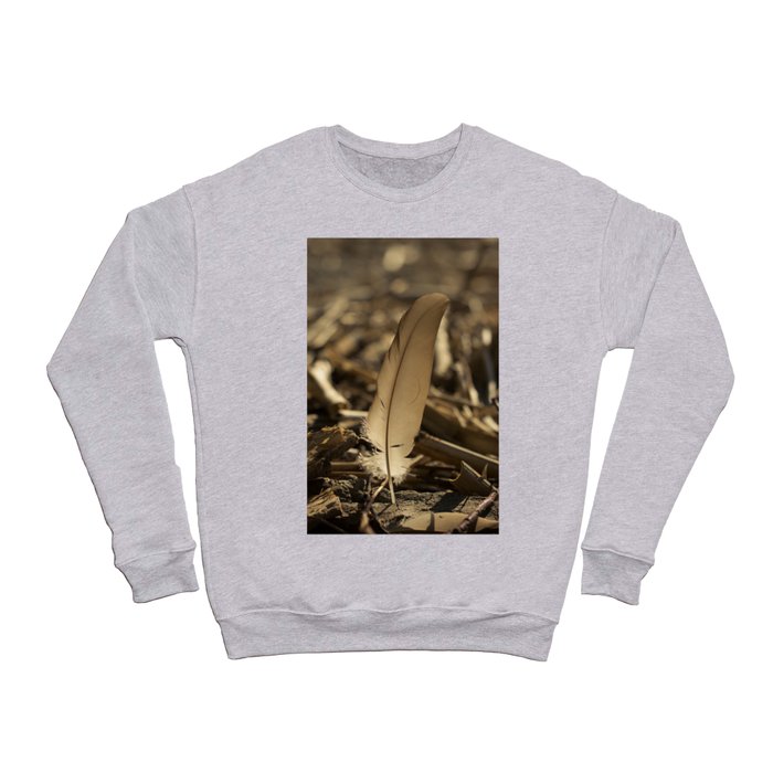 Golden Feather Beach Crewneck Sweatshirt