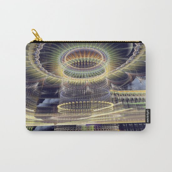 The Tower, Surrealistic mixed media art Carry-All Pouch