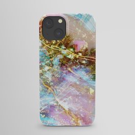 Opal and Gold iPhone Case