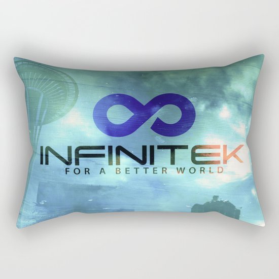Space Needle - Infinitek Headquarters Seattle Rectangular Pillow