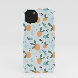 Oranges and Blueberries iPhone Case