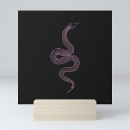 Tell Me - Snake Illustration Mini Art Print