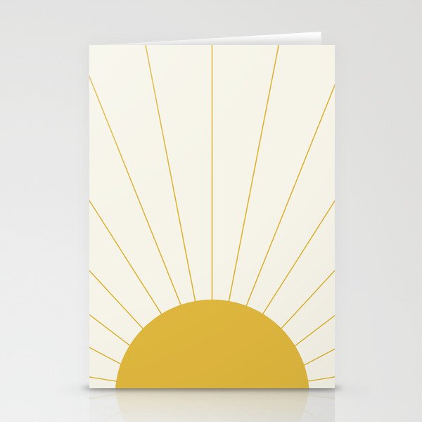 Sunrise / Sunset Minimalism Stationery Cards