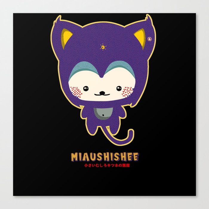 Miaushishee, Cute, Leprechaun, Japan, Yōkai, Tokyo Canvas Print