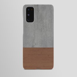 Concrete-Touch of a Wood Android Case