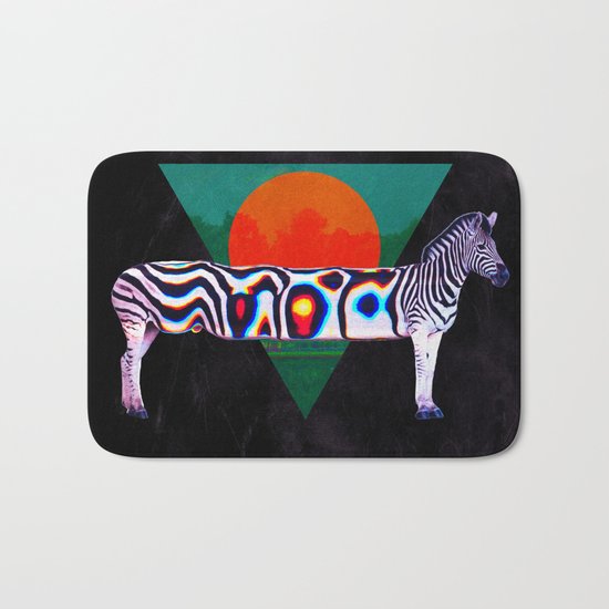 Zebra Bath Mat